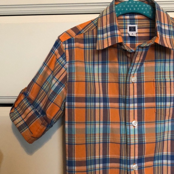 🍁Janie and Jack Button Down Shirt🍁 - Picture 4 of 6